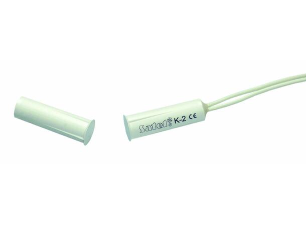 Innfelt hvit magnetkontakt 2EOL 2x1,1kOhm